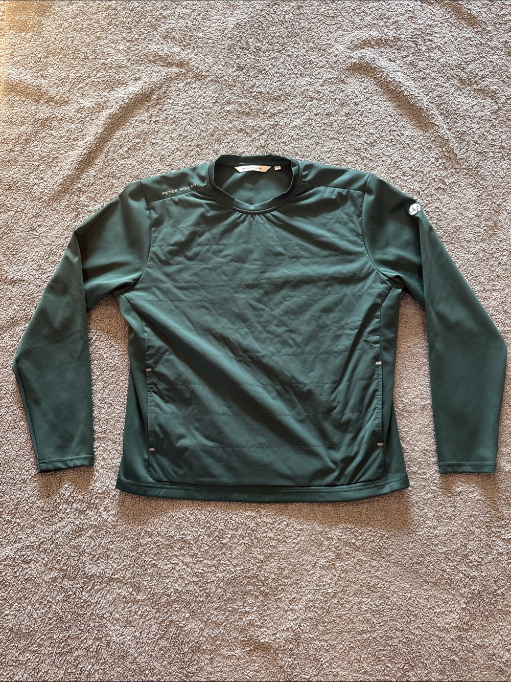 Peter Millar Forest Green Crewneck Pullover